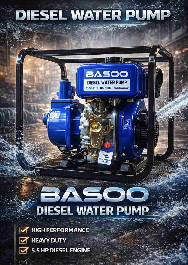 BASOO Diesel Water Pump BS-5P80X